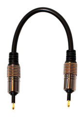 Extreme Audio Premium Quality Gold Plated Mini Toslink to Mini Toslink (SPDIF) Digital Optical Audio Cable with Metal Connectors for Astell&Kern AK100 AK120 AK100II AK120II AK240 AK380 AK320