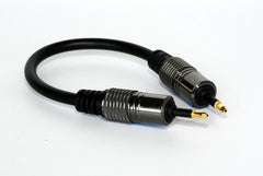 Extreme Audio Premium Quality Gold Plated Mini Toslink to Mini Toslink (SPDIF) Digital Optical Audio Cable with Metal Connectors for Astell&Kern AK100 AK120 AK100II AK120II AK240 AK380 AK320