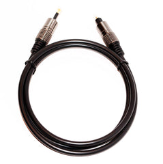 Extreme Audio Premium Quality Gold Plated Toslink to Mini Toslink (SPDIF) Digital Optical Audio Cable with Metal Connectors 3 Feet